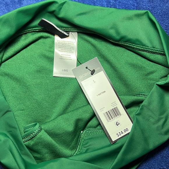 NWT BCBG Paris Green Bikini Swimsuit - Large - Picture 4 of 8